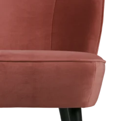 Sara fauteuil velvet bordeauxrood [fsc]