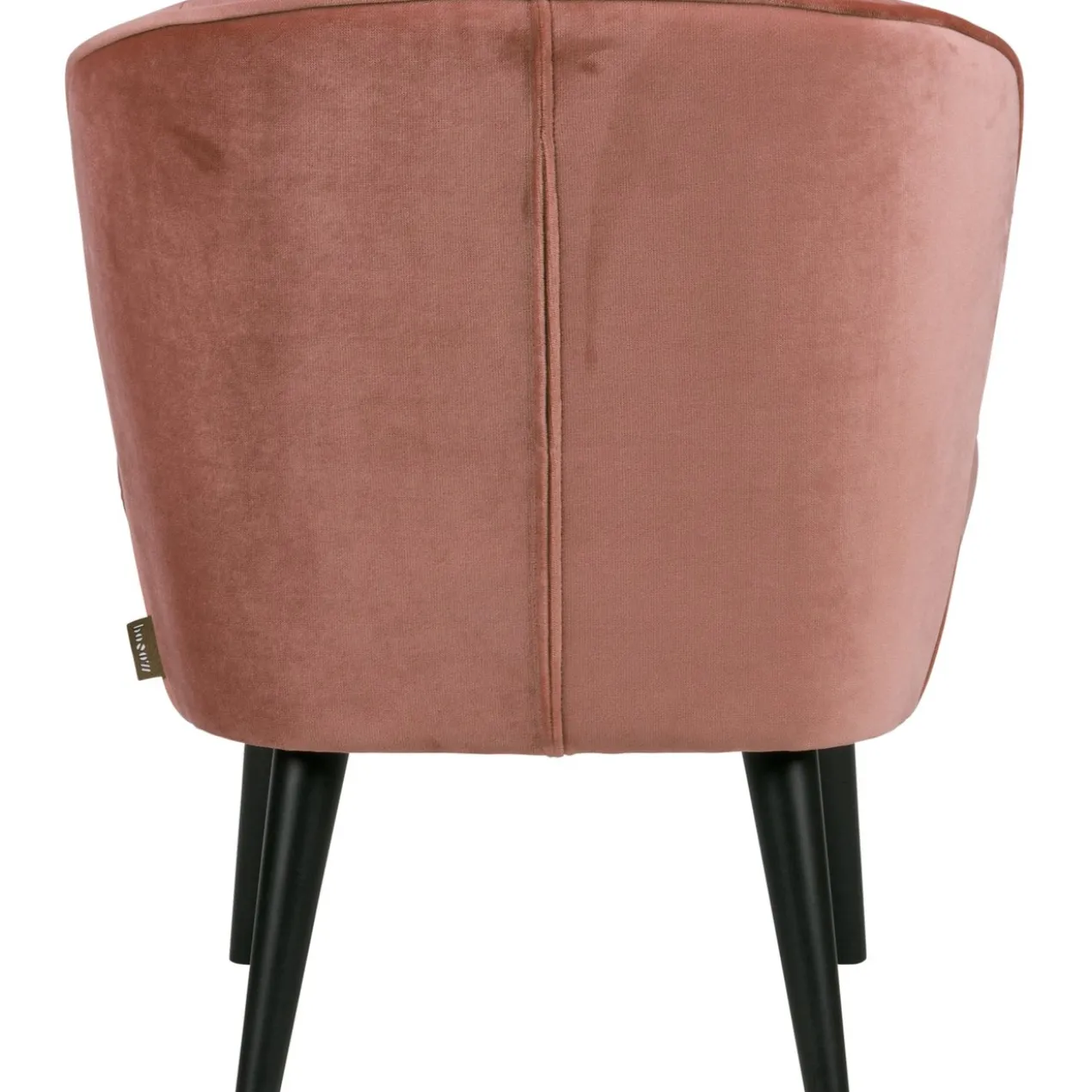 Sara fauteuil velvet oud roze