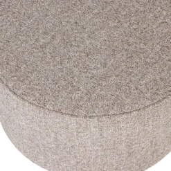 Sara poef laag 36xo60 geweven stof naturel melange [fsc]