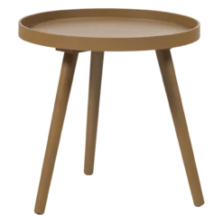 Sasha bijzettafel o41 cm hout honinggeel [fsc]