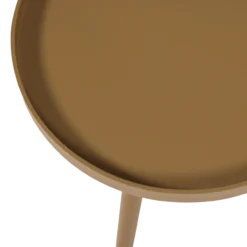 Sasha bijzettafel o41 cm hout honinggeel [fsc]