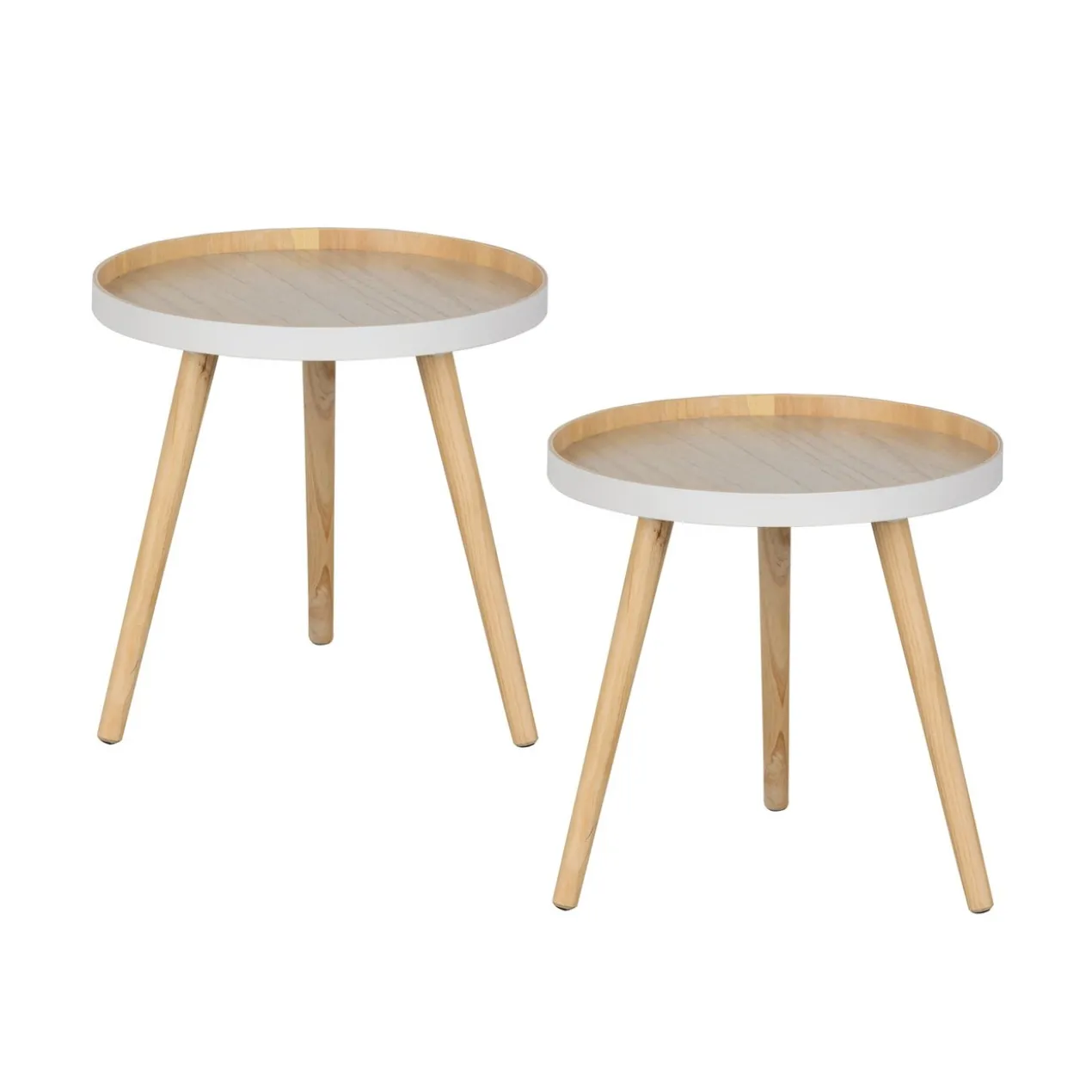 Sasha bijzettafel o41 cm hout naturel