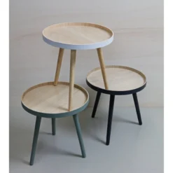 Sasha bijzettafel o41 cm hout naturel