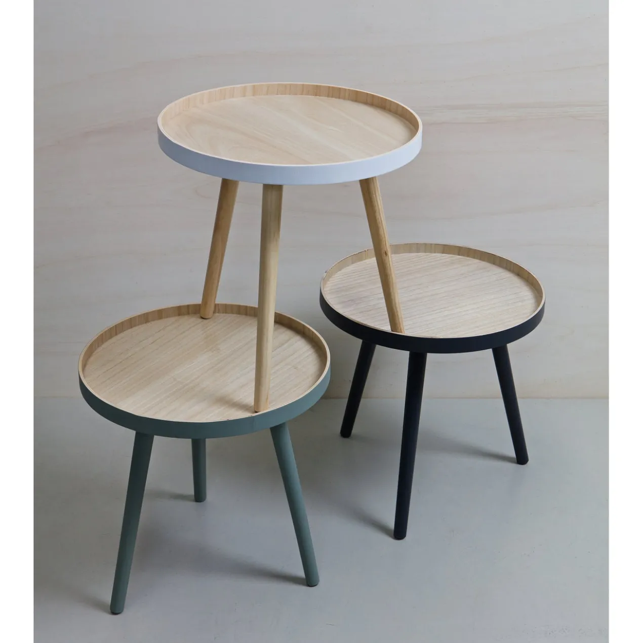 Sasha bijzettafel o41 cm hout naturel