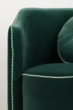 Sassy granny lounge stoel donker groen