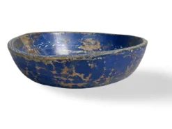 Schaal hout blauw uniek