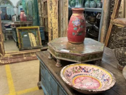 Schaal hout roze uniek