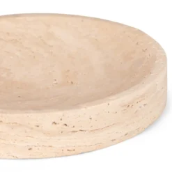 Schaal Travis beige travertin
