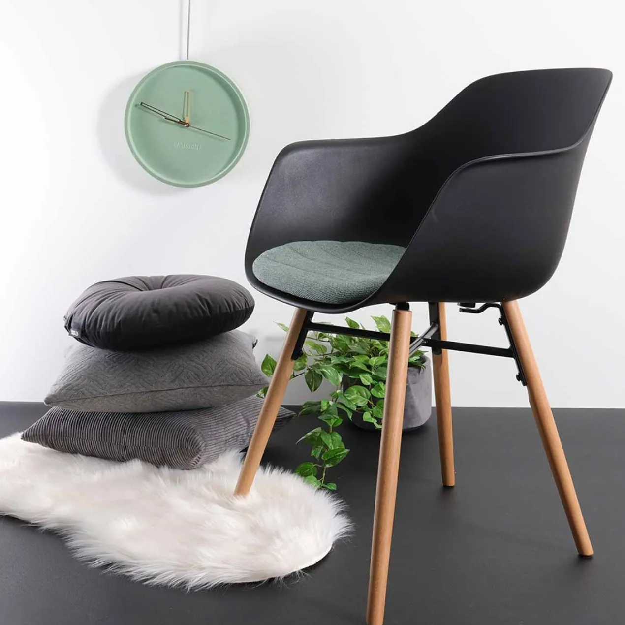 Schapenvacht Benthe polyester Bruin
