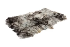 Schapenvacht icelandic natural grey 140×210 cm