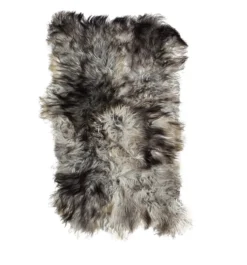 Schapenvacht icelandic natural grey 140×210 cm