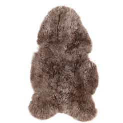 Schapenvacht icelandic taupe shorthair 100×65 cm