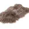 Schapenvacht icelandic taupe longhair 100×65 cm