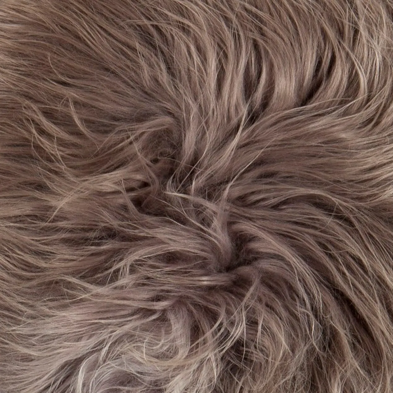 Schapenvacht icelandic taupe longhair 100×65 cm