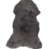 Schapenvacht longhair dark grey 100×65 cm