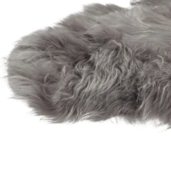 Schapenvacht longhair grey 100 × 65 cm
