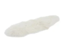 Schapenvacht natural white 210×80 cm