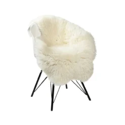 Schapenvacht natural white 100×65 cm