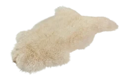 Schapenvacht natural white 110x130 cm