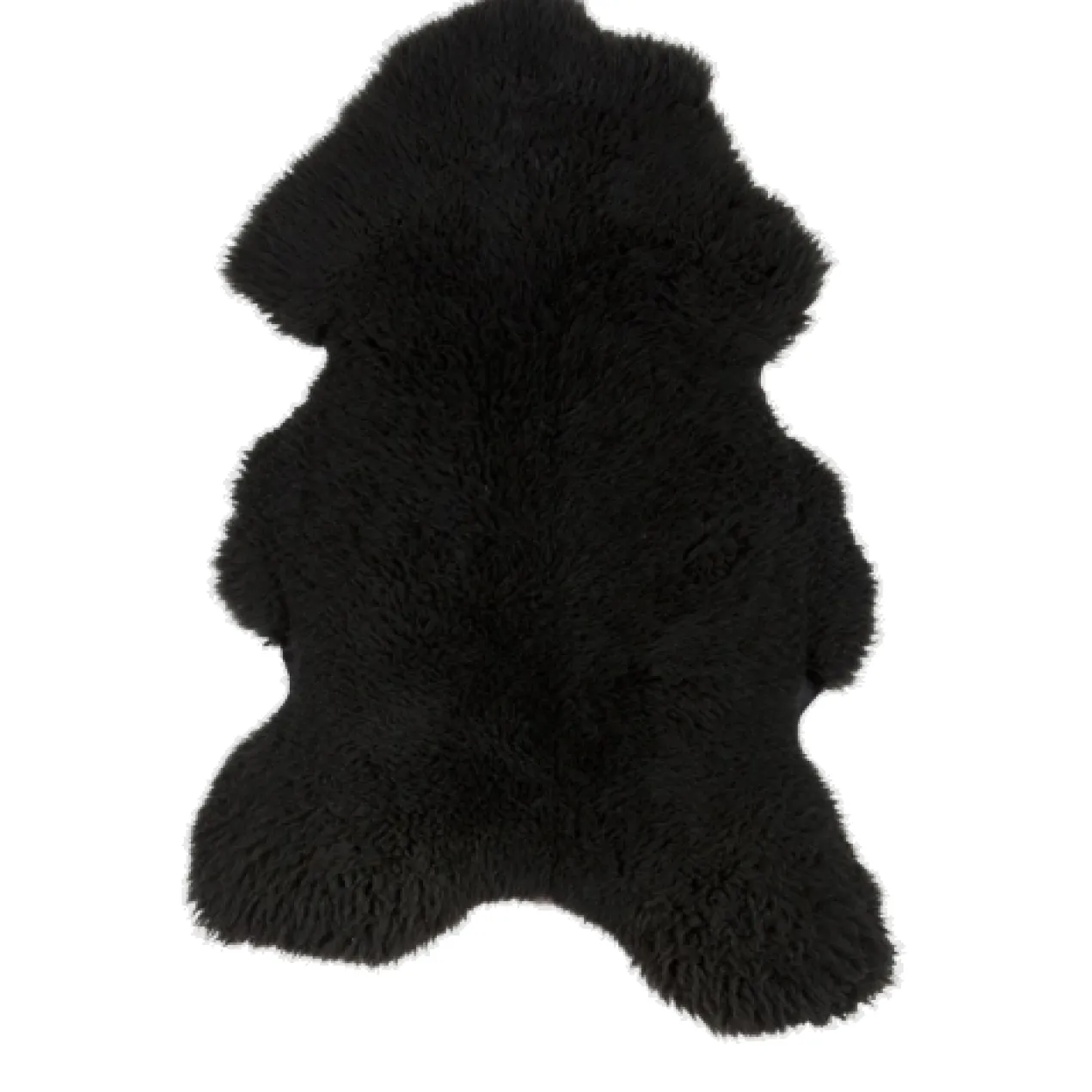 Schapenvacht shorthair black 100×65 cm