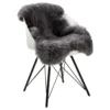 Schapenvacht shorthair grey 90x110 cm