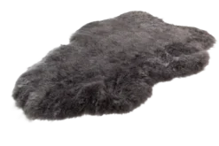 Schapenvacht shorthair grey 90x110 cm