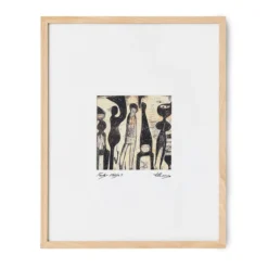 Schilderij Framed artwork funky ninja's 40x50 cm