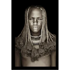 Schilderij Himba girl 185x115 cm