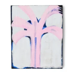 Schilderij Pocket exhibit Palmlines 16x13 cm