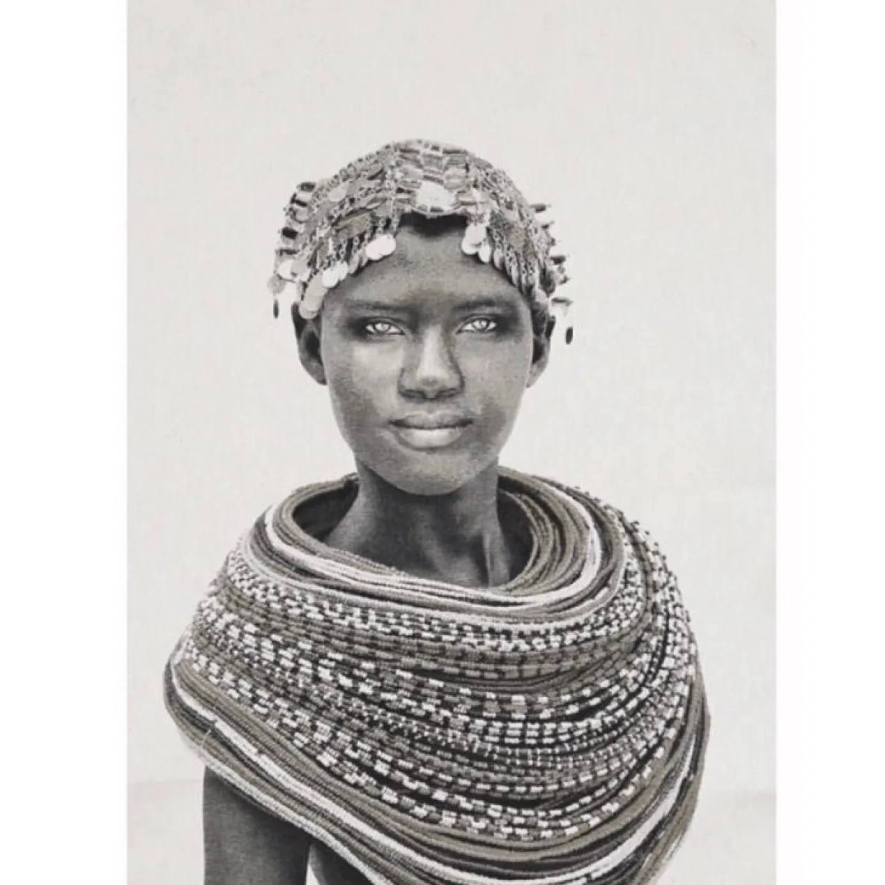 Schilderij Samburu girl 185x115 cm