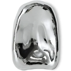 Sculptuur Glass chrome no. 4