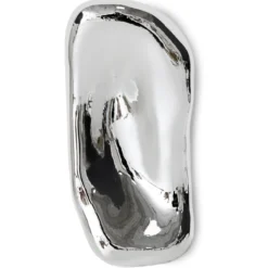 Sculptuur glass chrome no. 1