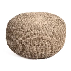 Seagrass poef naturel