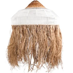 Seagrass / raffia hanglamp Gurita Ø60cm