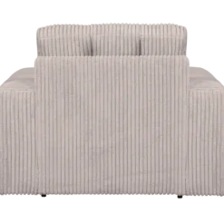 Second date fauteuil ribstof naturel