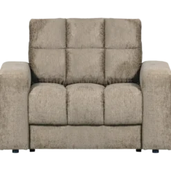 Second date fauteuil structure velvet wheatfield
