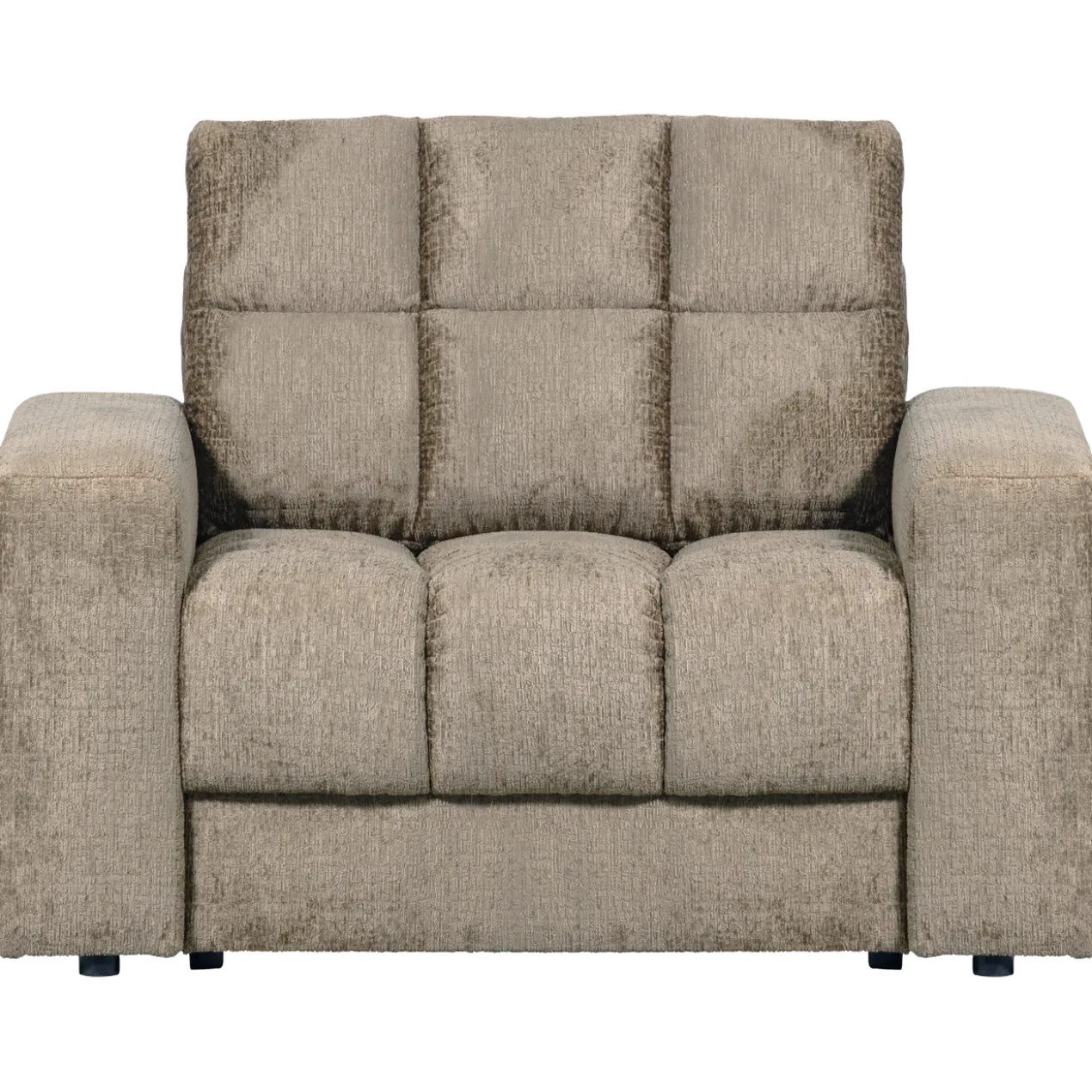 Second date fauteuil structure velvet wheatfield