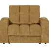 Second date fauteuil velvet goudgeel