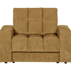 Second date fauteuil velvet goudgeel