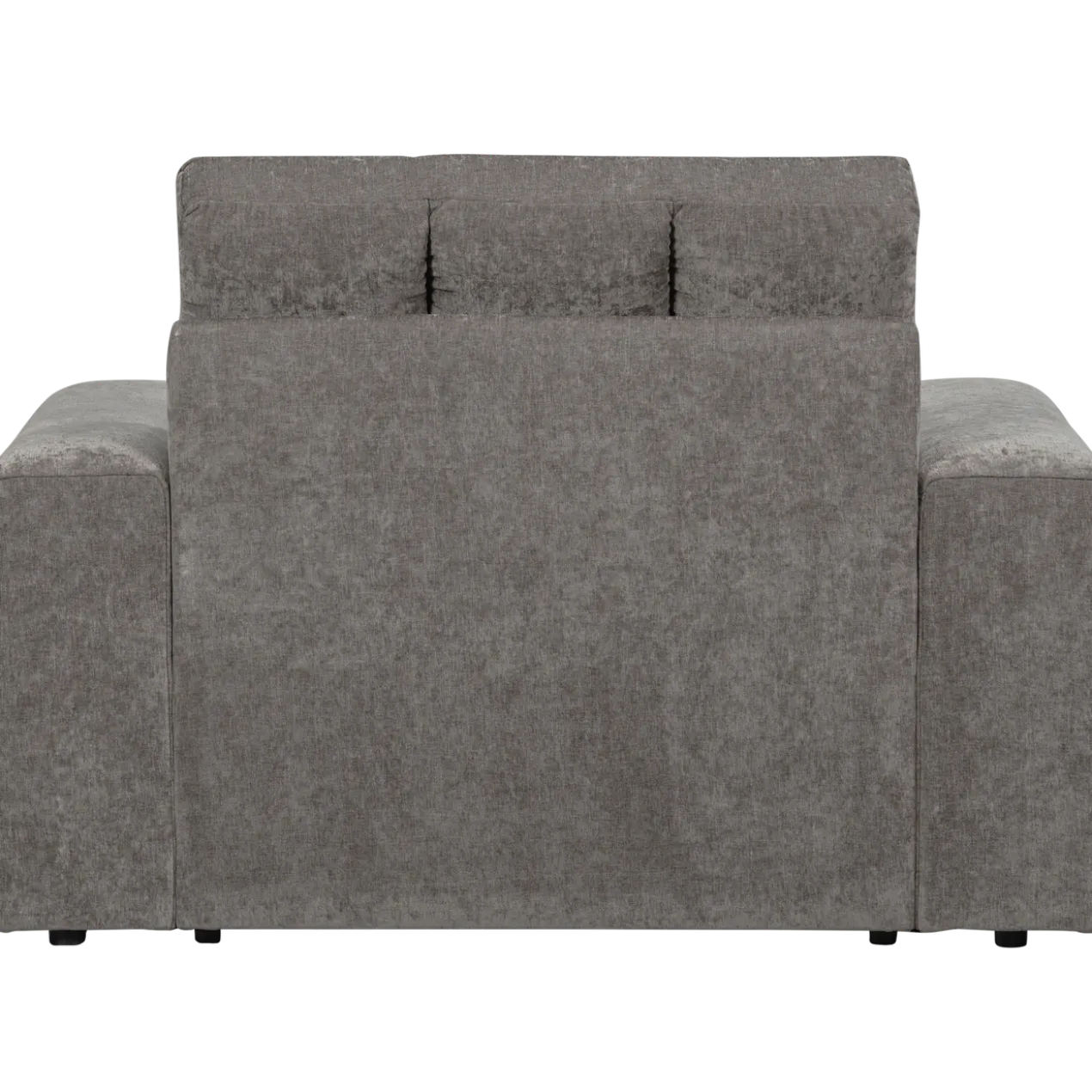 Second date fauteuil velvet grijs