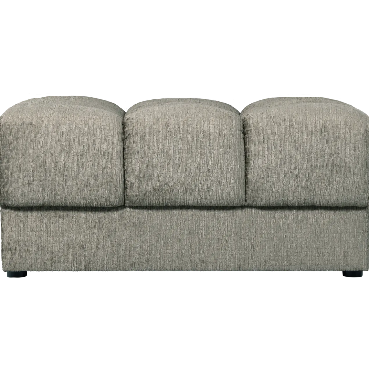 Second date hocker structure velvet frost