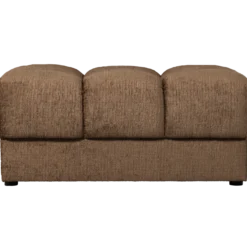 Second date hocker structure velvet brass