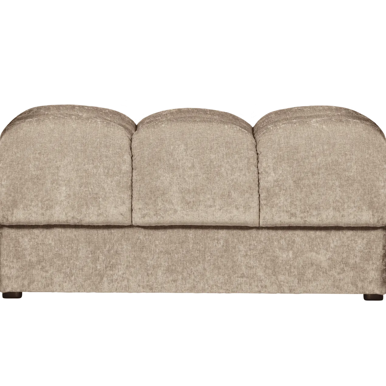 Second date hocker velvet nougat