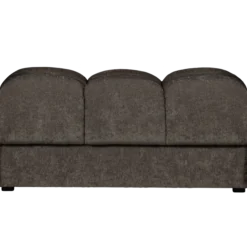 Second date hocker velvet warmgrijs