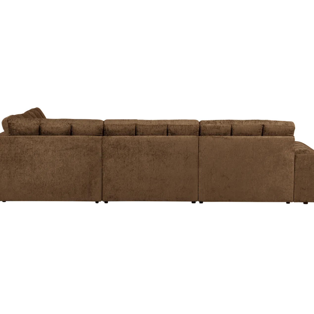 Second date hoekbank rechts structure velvet brass