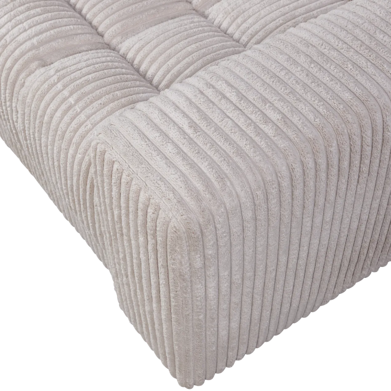 Second date loveseat ribstof naturel