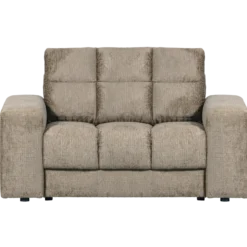 Second date loveseat structure velvet wheatfield