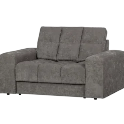 Second date loveseat velvet grijs