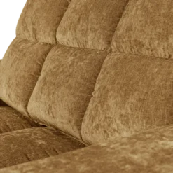 Second date loveseat velvet goudgeel