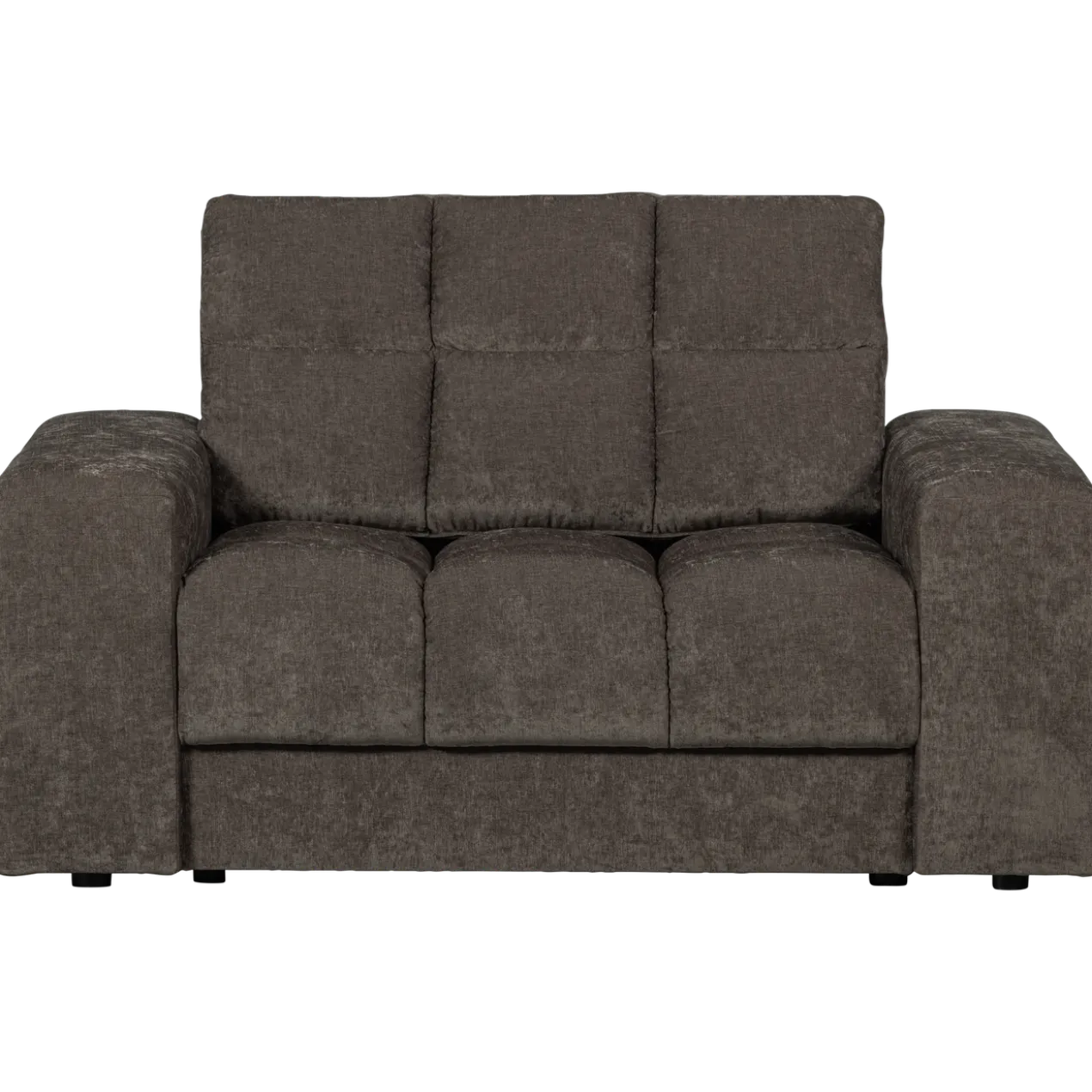 Second date loveseat velvet warmgrijs